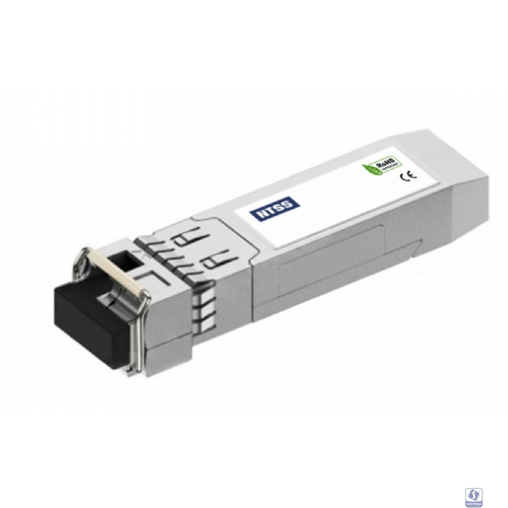 NTSS Модуль NTSS SFP+, 10Гбит/с, разъём LC, рабочая длина волны 1270/1330нм, SM, WDM, дальность до 20км, ОБ 12дБ, DDM NTSS-SFP+10G-23-20LD