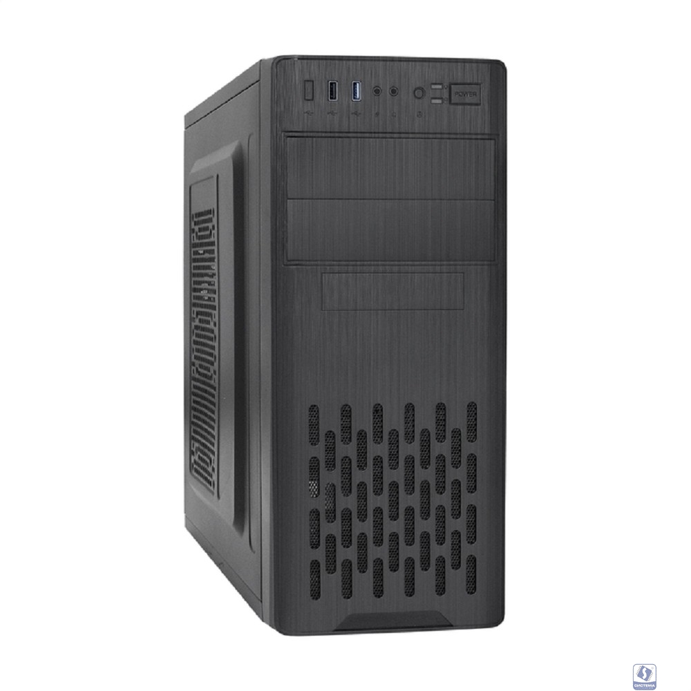 Exegate EX299170RUS Корпус Miditower ExeGate CP-606U-UNS350 (ATX, БП UNS350 с вент. 12см, 1*USB+1*USB3.0, аудио)