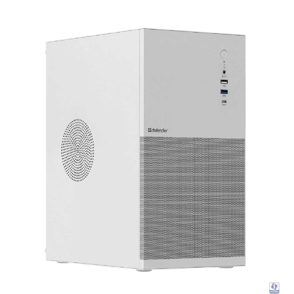 Defender Корпус компьютерный Apex Metal белый, mATX,Type C(3.0),USB3.0