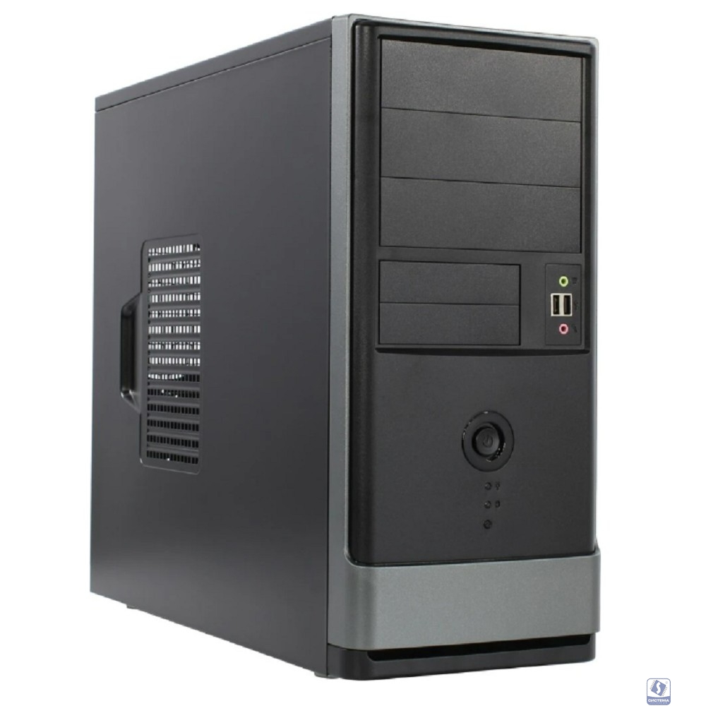 INWIN EAR-002 PM-600ATX-F Black-Graphite Mid Tower (ATX, Micro-ATX, Steel SPCC) (6196008)