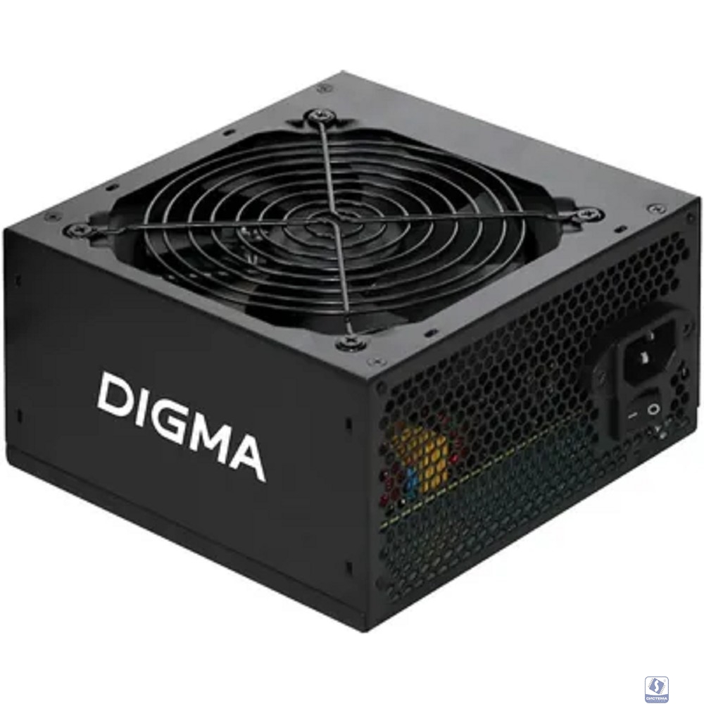 Digma ATX 500W DPSU-500W-WH 80 PLUS WHITE (20+4pin) APFC 120mm fan 6xSATA RTL