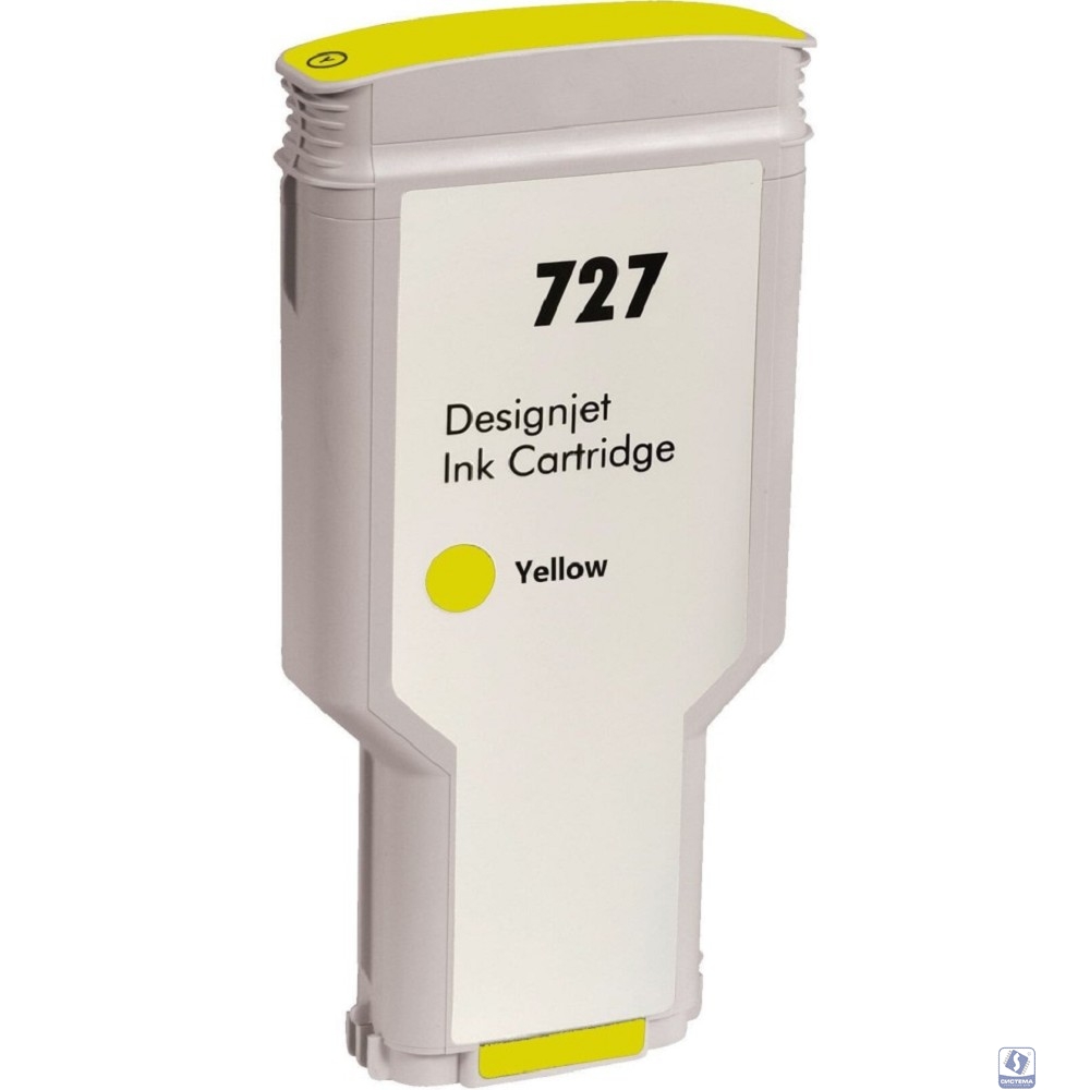 Струйный картридж NV Print 727 (NV-F9J78A) Yellow для HP DesignJet T920/T930/T1500/T1530/T2500/T2530 (300 мл) совместимый