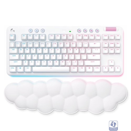 920-010691 Logitech Клавиатура игровая беспроводная G715 TKL, оригинальная заводская гравировка RU/LAT