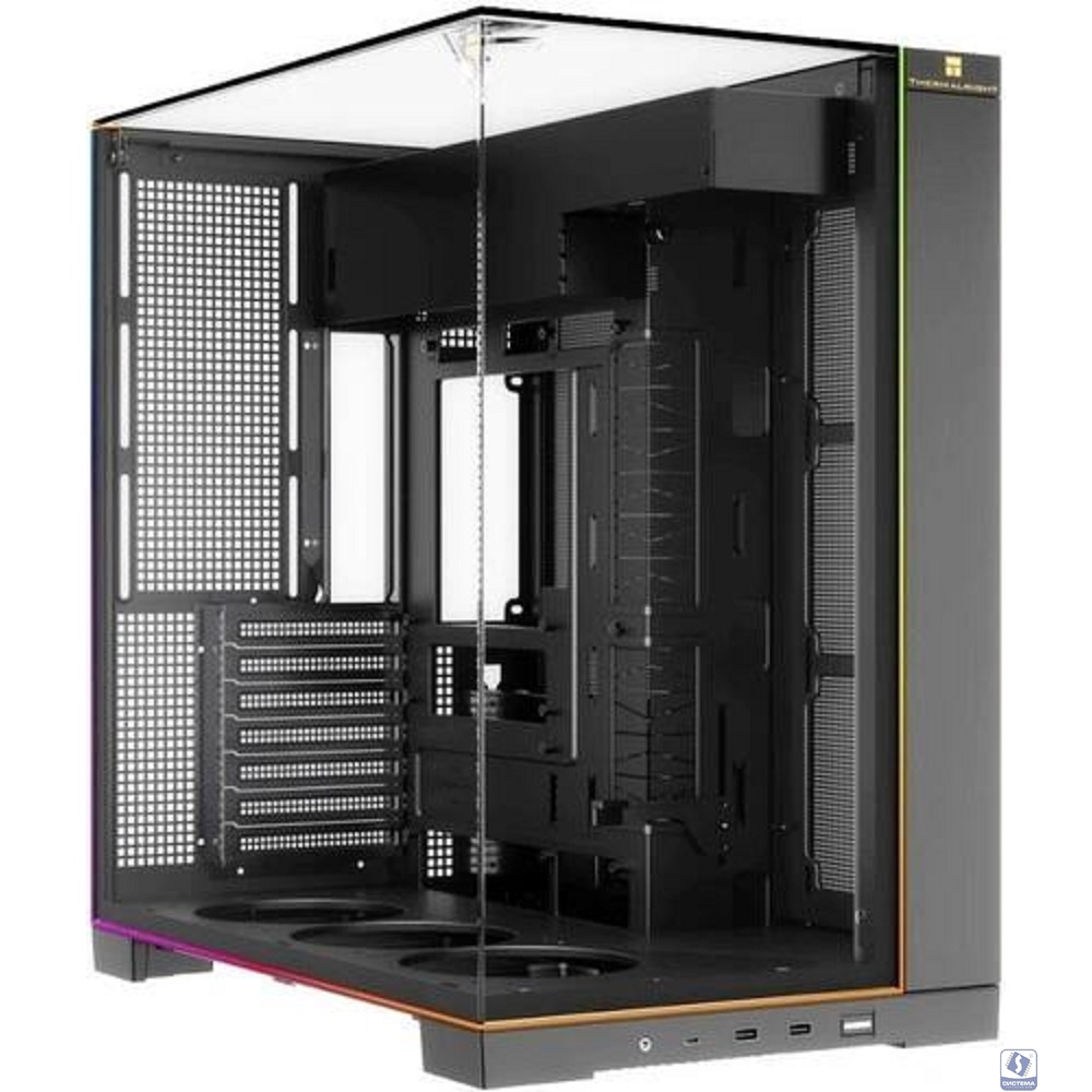 Thermalright Корпус TR-A70 ARGB FAN5-C / Black / TG / 5 x120mm ARGB PWM Fans / ARGB Strip / USB TYPE-C / ATX  / TRA70AF5CB