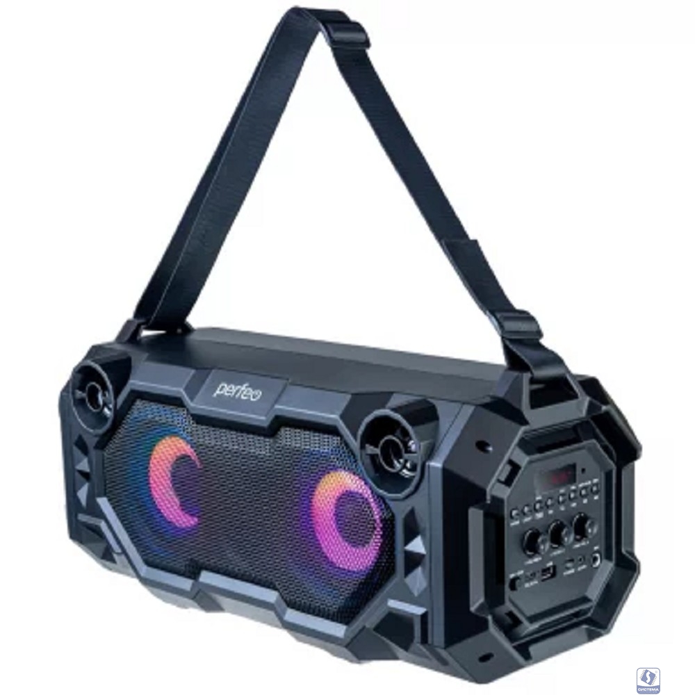Perfeo ПАС ”BEAR” 36W EQ, MP3 USB-microSD, AUX, FM, JACK, TWS черная + бп микрофон