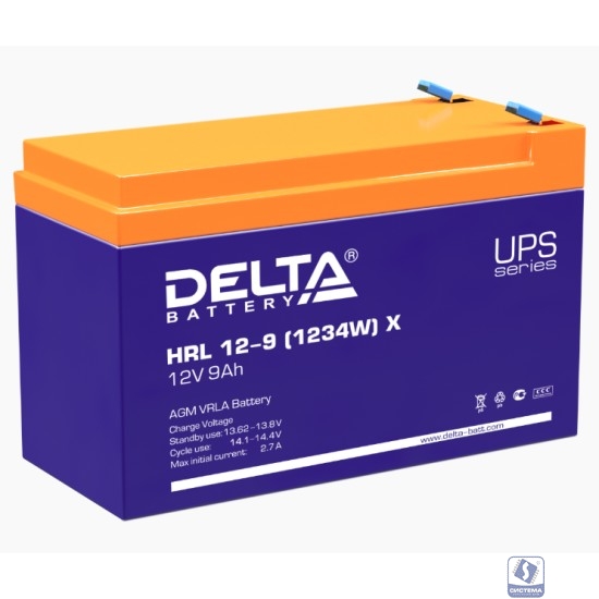 Аккумуляторная батарея Delta HRL 12-9 X (805552)  {арт. 1568242]