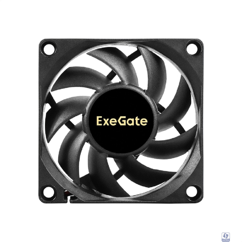 Exegate EX297039RUS Вентилятор 12В DC ExeGate ExtraPower EP07015S3P (70x70x15 мм, Sleeve bearing (подшипник скольжения), 3pin, 3000RPM, 27dBA)