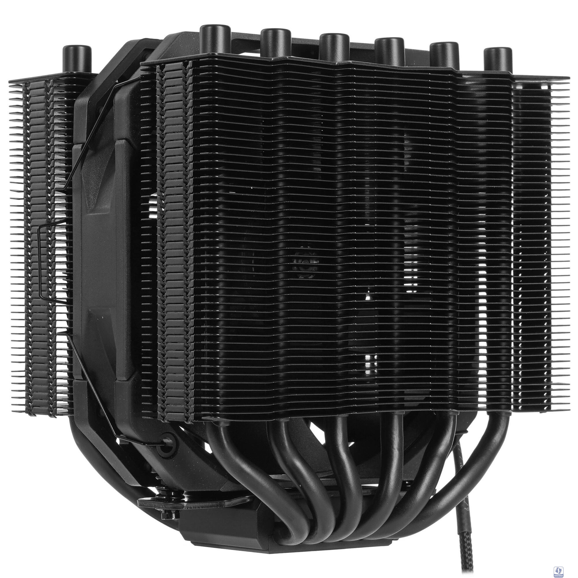 Thermalright Кулер Silver Soul 135 Black  LGA115X/1200/1700/2011/-3/2066/AM4/AM5 (Dual Tower, 120mm PWM Fan, медное основание, 6 тепл. трубок 6мм) / TRSS135B