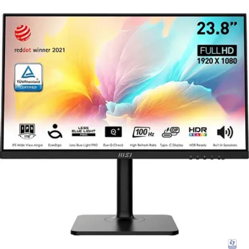 MSI Modern 23.8" MD2412P Modern черный  [9S6-3PA59H-095]