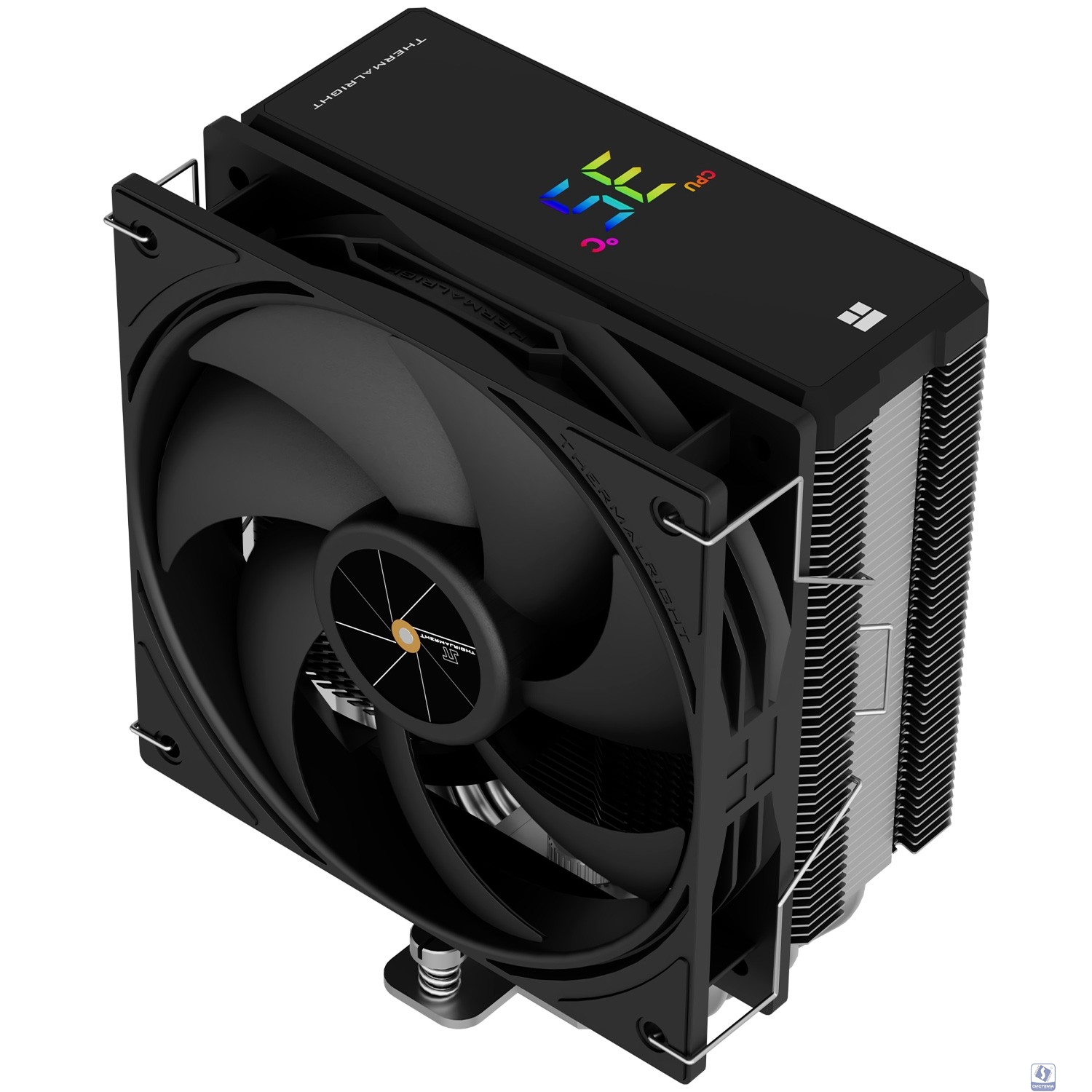 Thermalright Кулер Assassin X 120 R Digital Black  LGA115X/1200/1700/1851 (120mm PWM Fan, 4 тепл. трубки 6мм) / TRAX120RDB