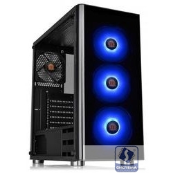 Thermaltake V200 TG/Black/Win/SPCC/Tempered Glass*1 [CA-1K8-00M1WN-01]