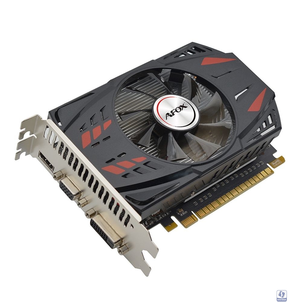 Видеокарта PCI-E Afox GeForce GT 740 (AF740-4096D5H3-V3) 4GB DDR5 128bit 28nm 993/5000MHz DVI-D/HDMI/D-Sub RTL
