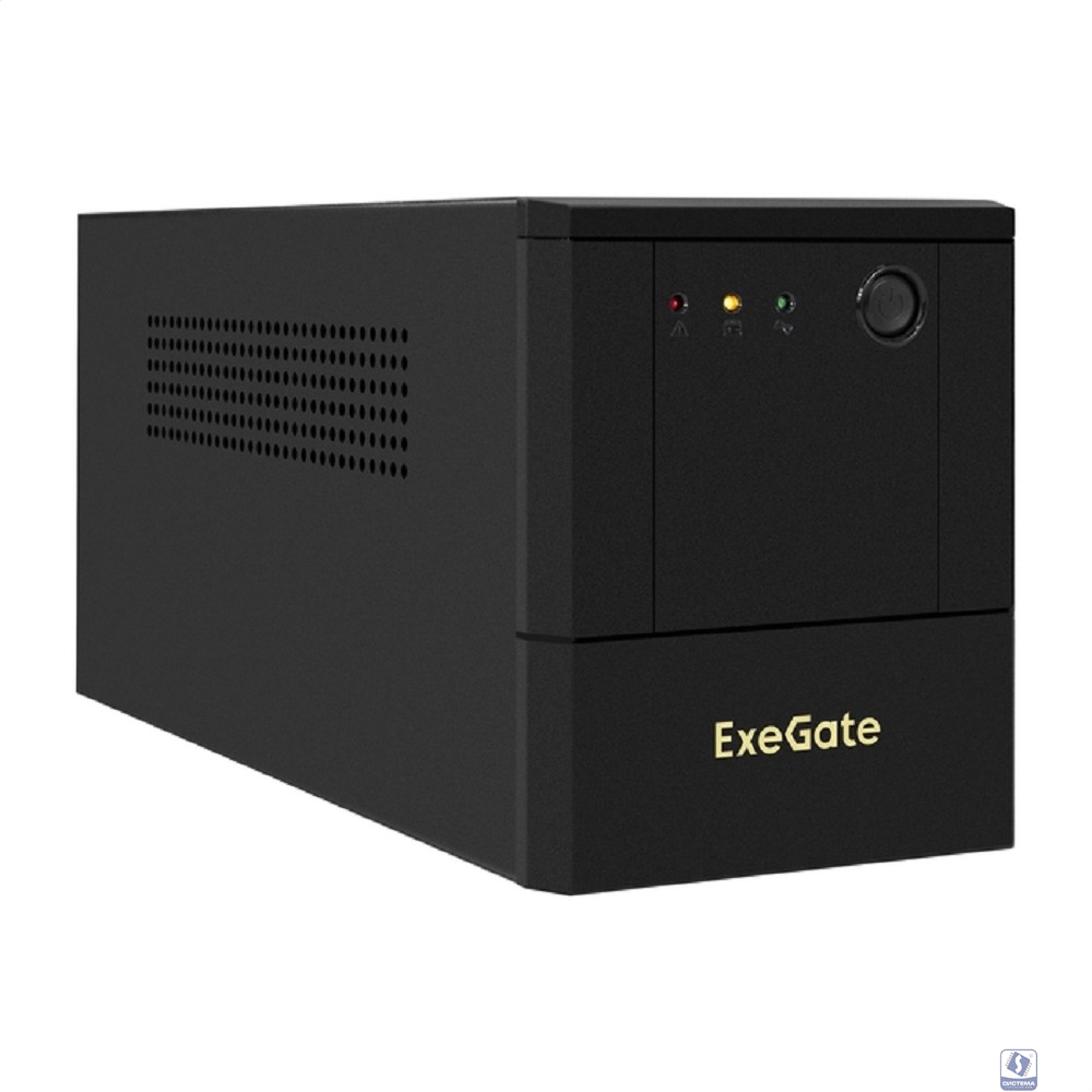 Exegate EX299819RUS ИБП ExeGate Power NB-2200.LED.AVR.8C13 (2200VA/1300W, LED, AVR, 8*C13, батарея 12V 9Ah - 2 шт., металлический корпус, Black)