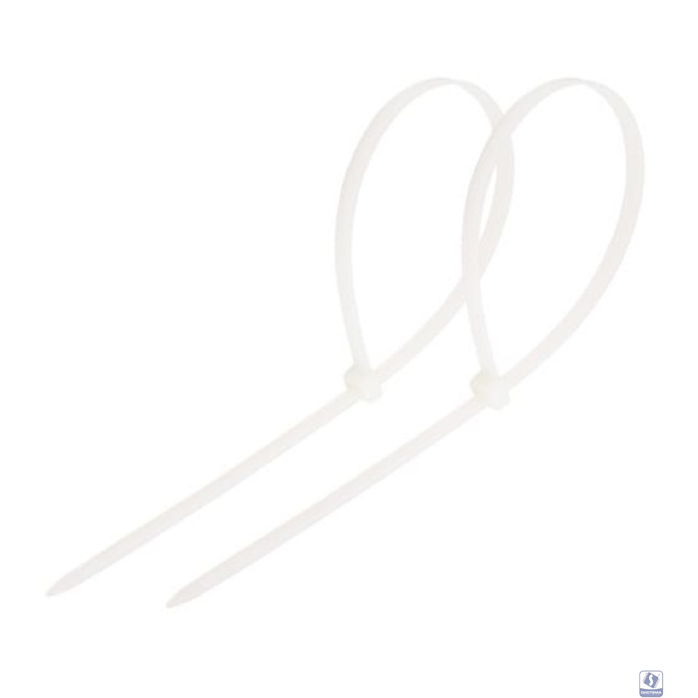 Rexant (07-0500) Хомут nylon 5.0 х 500 мм 100 шт  белый  