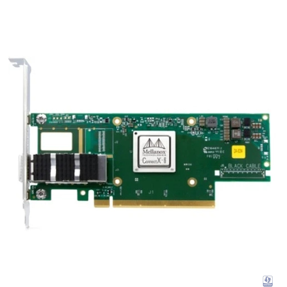 Mellanox MCX653105A-ECAT low profile Сетевой адаптер CONNECTX-6 VPI