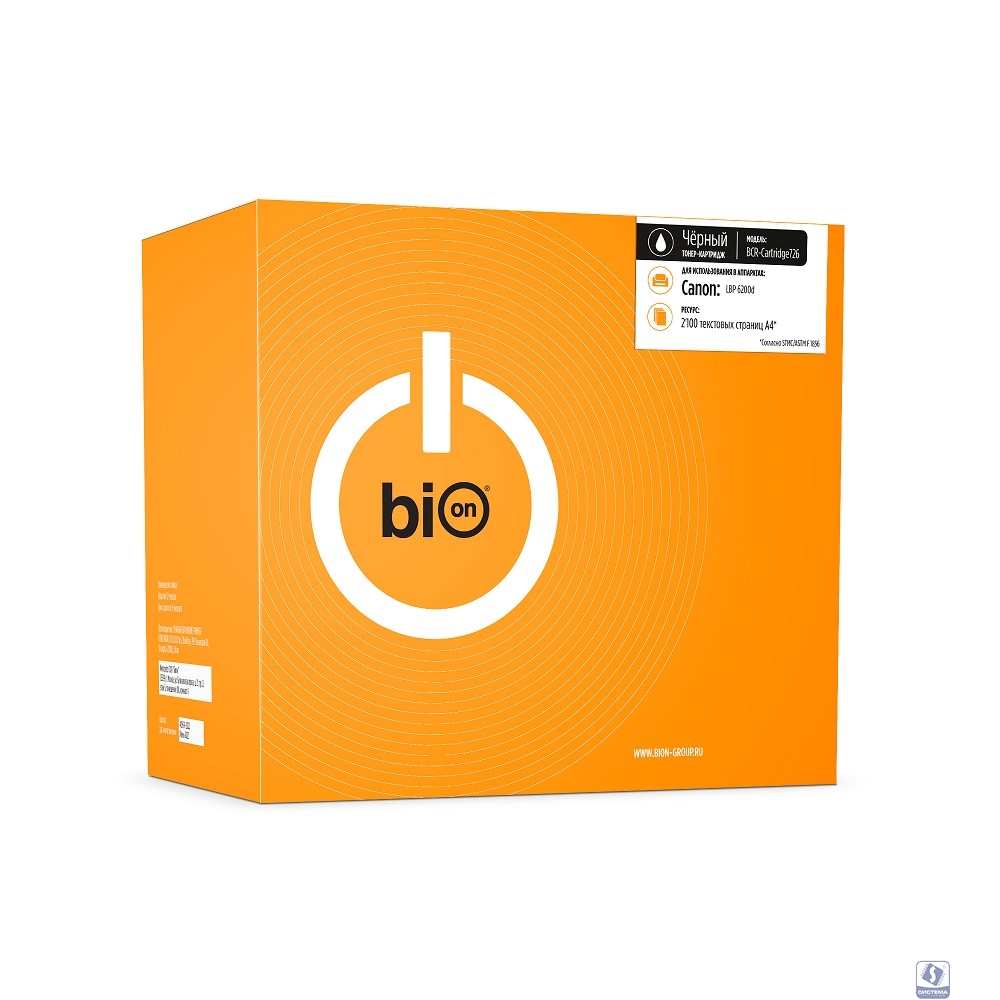 Bion Cartridge BCR-726 Картридж для Canon  (2 100 .стр) , с чипом