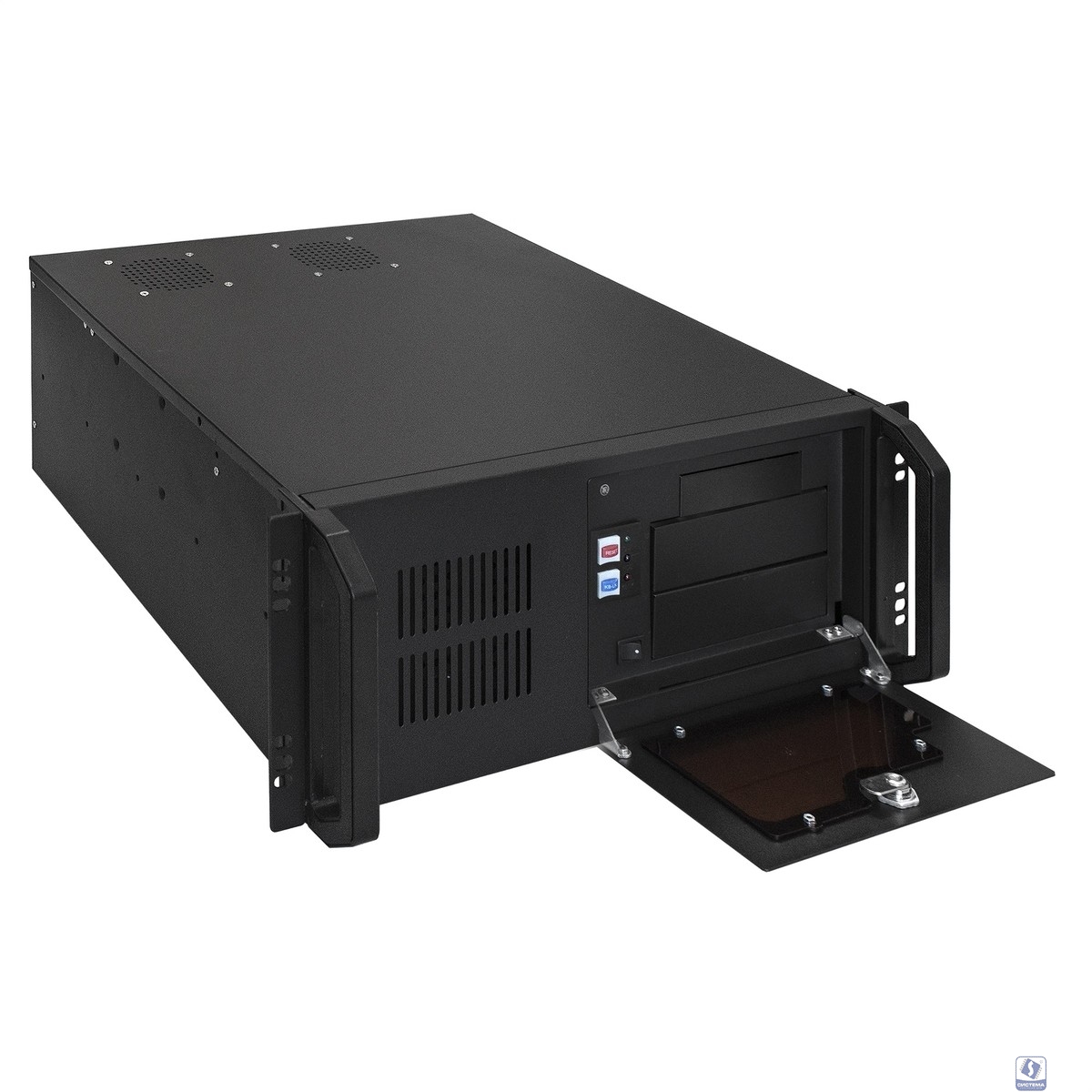Exegate EX300084RUS Серверный корпус ExeGate Pro 4U450-26/4U4020S <RM 19", высота 4U, глубина 450, БП 900PAS, USB>