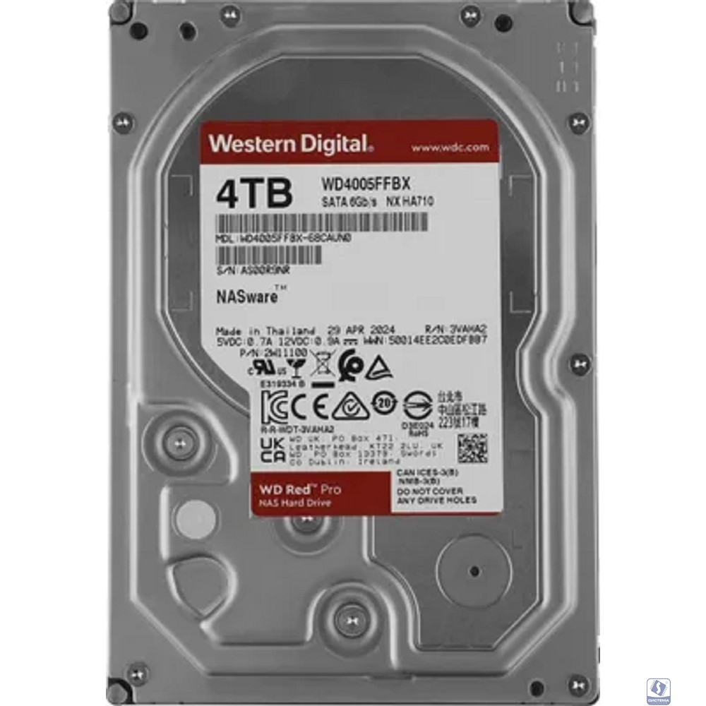 4TB WD Red Pro (WD4005FFBX) 