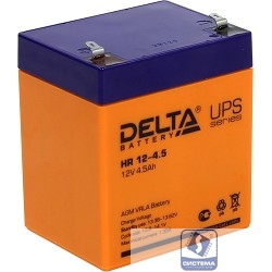 Delta HR 12-4.5 (4.5 А\ч, 12В)  свинцово- кислотный аккумулятор
