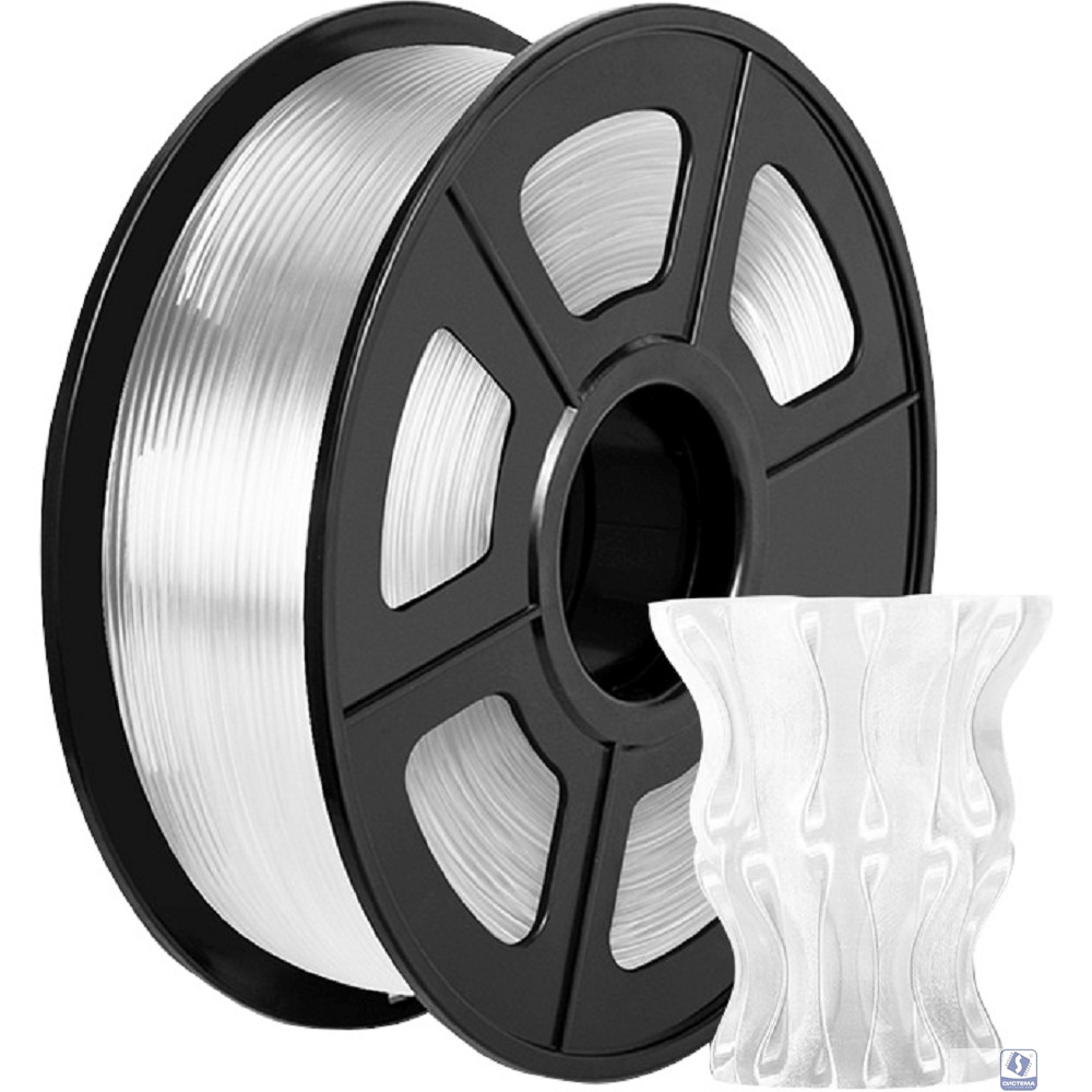 Пластик для принтера 3D Cactus CS-3D-PETG-1KG-WHITE PETG d1.75мм 1кг 1цв.