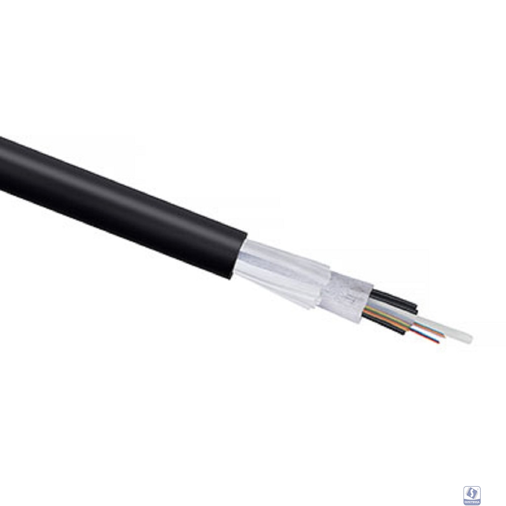 Cabeus SEG-9-01x04-D-J-PE-OUT Кабель волоконно-оптический 9/125 одномодовый, 4 волокна, loose tube, подвесной, для внешней прокладки (-60C ~ +70), PE, черный