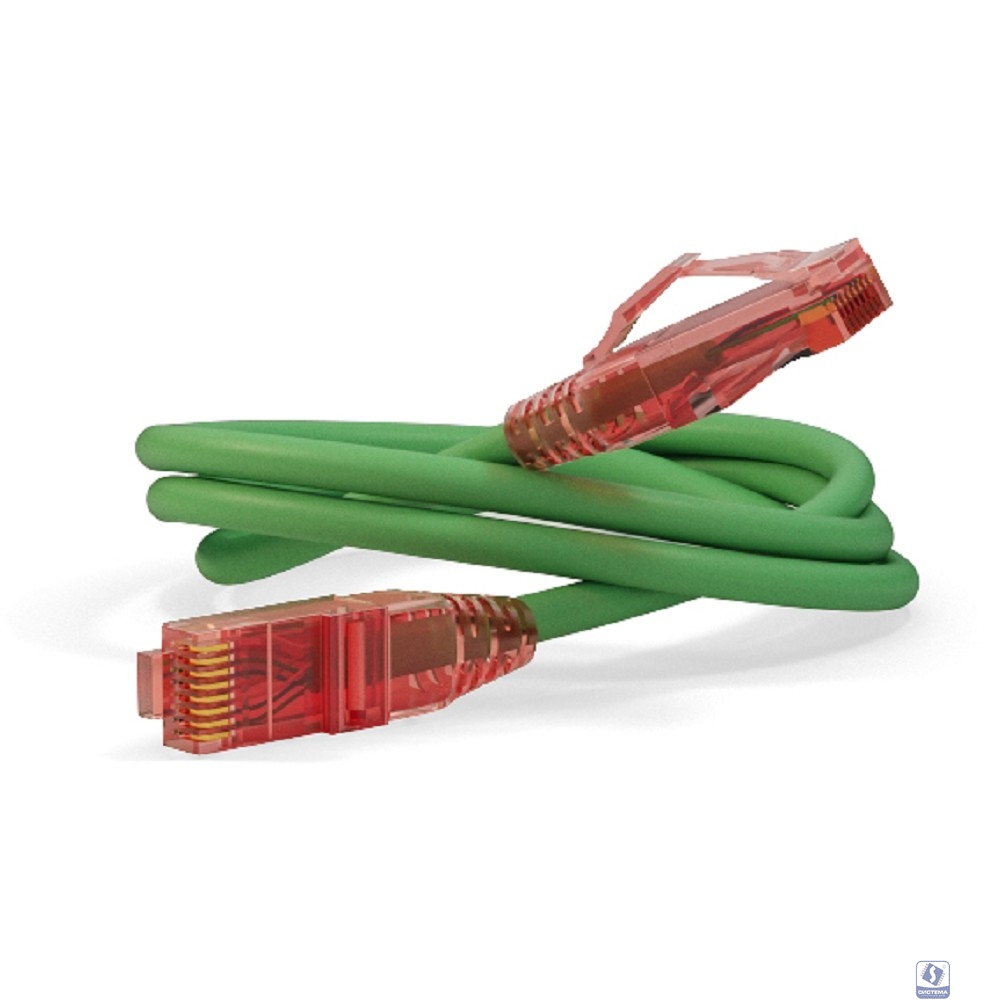 Hyperline PC-LPM-UTP-RJ45-RJ45-C5e-1.5M-LSZH-GN Патч-корд U/­UTP, Cat.5е, LSZH, 1.5 м, зеленый 