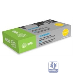 Картридж лазерный Cactus 106R02233 CS-PH6600C голубой бар.в компл. (6000стр.) для Xerox Ph 6600/WC 6605