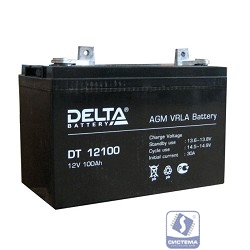 Delta DT 12100 (100 А\ч, 12В) свинцово- кислотный аккумулятор  