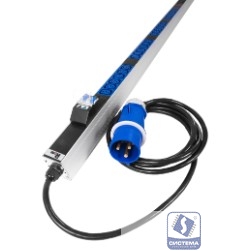 REM Верт блок розеток Rem-32, 1 фаза 32A, 2 авт, инд, 48 C13, 1820 мм, вх IEC 309, шнур 3 м(R-32-48C13-A-I-1820-3-2P)