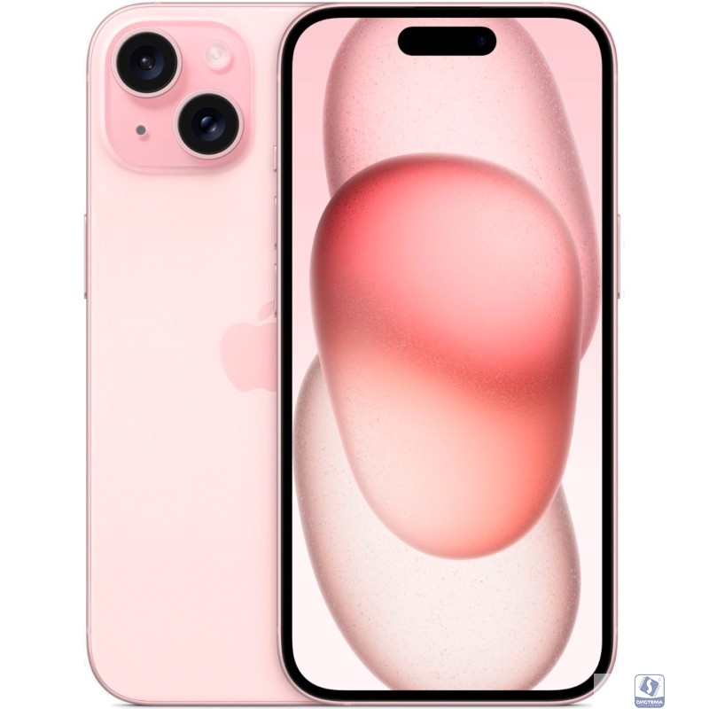 Apple iPhone 15 128Gb pink 3G 4G 1Sim 6.1" iOS 17 802.11 a/b/g/n/ac/ax NFC GPS A3090 MTP13HN/A ИНДИЯ