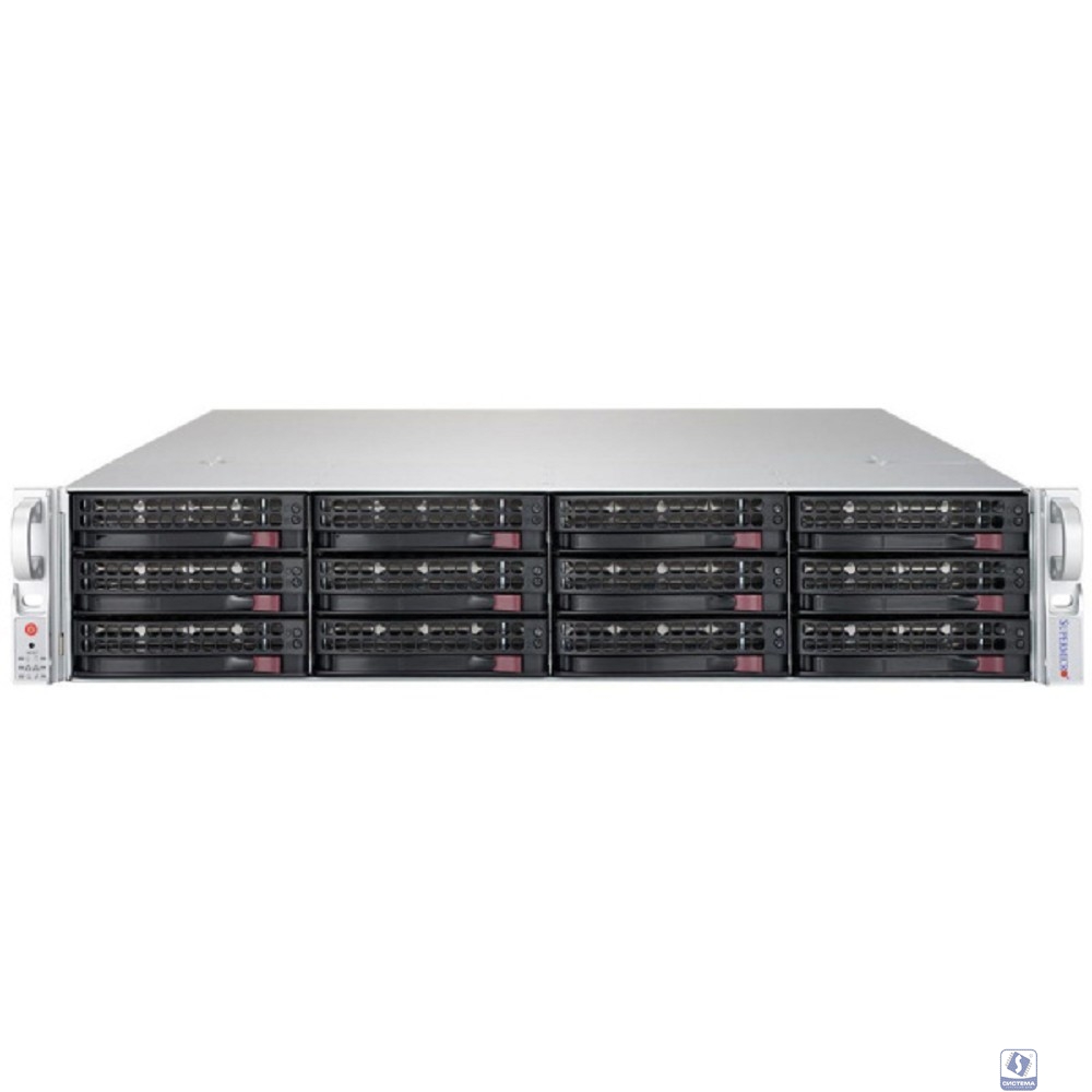 Supermicro SYS-6029P-WTRT 2U, 2xLGA3647, 12xDDR4, up to 12x3.5 (8xSAS/SATA + 4SAS/SATA/NVMe), 1xM.2 PCIE, 2x10GbE, 2x1200W, 826BAC4-R1K23WB X11DDW-NT
