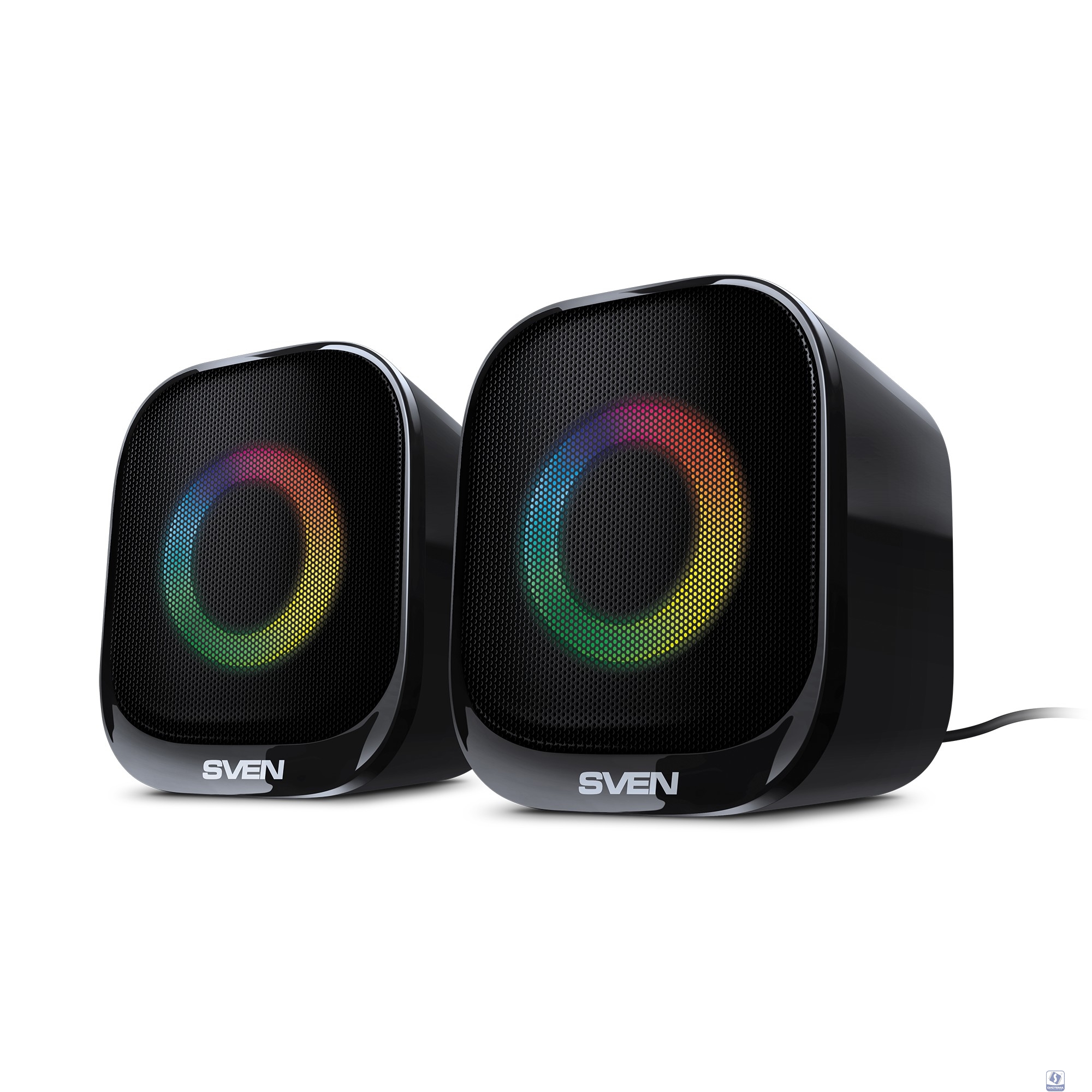 SVEN АС SVEN G345, черный (10 Вт, RGB, питание USB, Bluetooth)