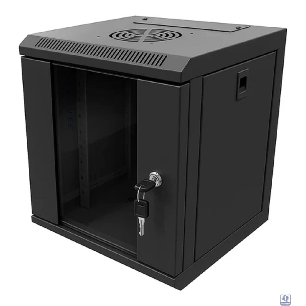 5bites Шкаф телекоммуникационный TC3204-06B 6U / 312*300 / 10" / WALL / BLACK