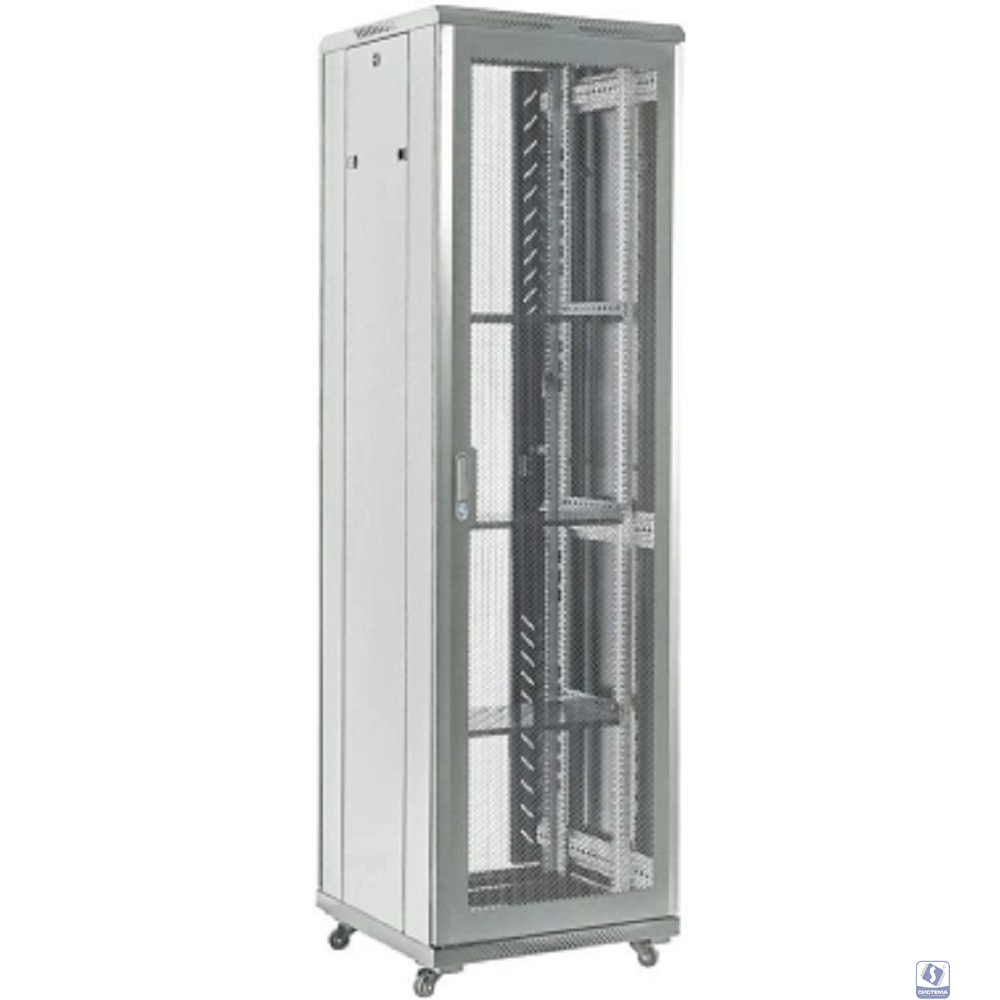 Rexant (04-4268-231) Напольный шкаф 19" 42U 600?800, дверь перфорация, серый, RAL 7035