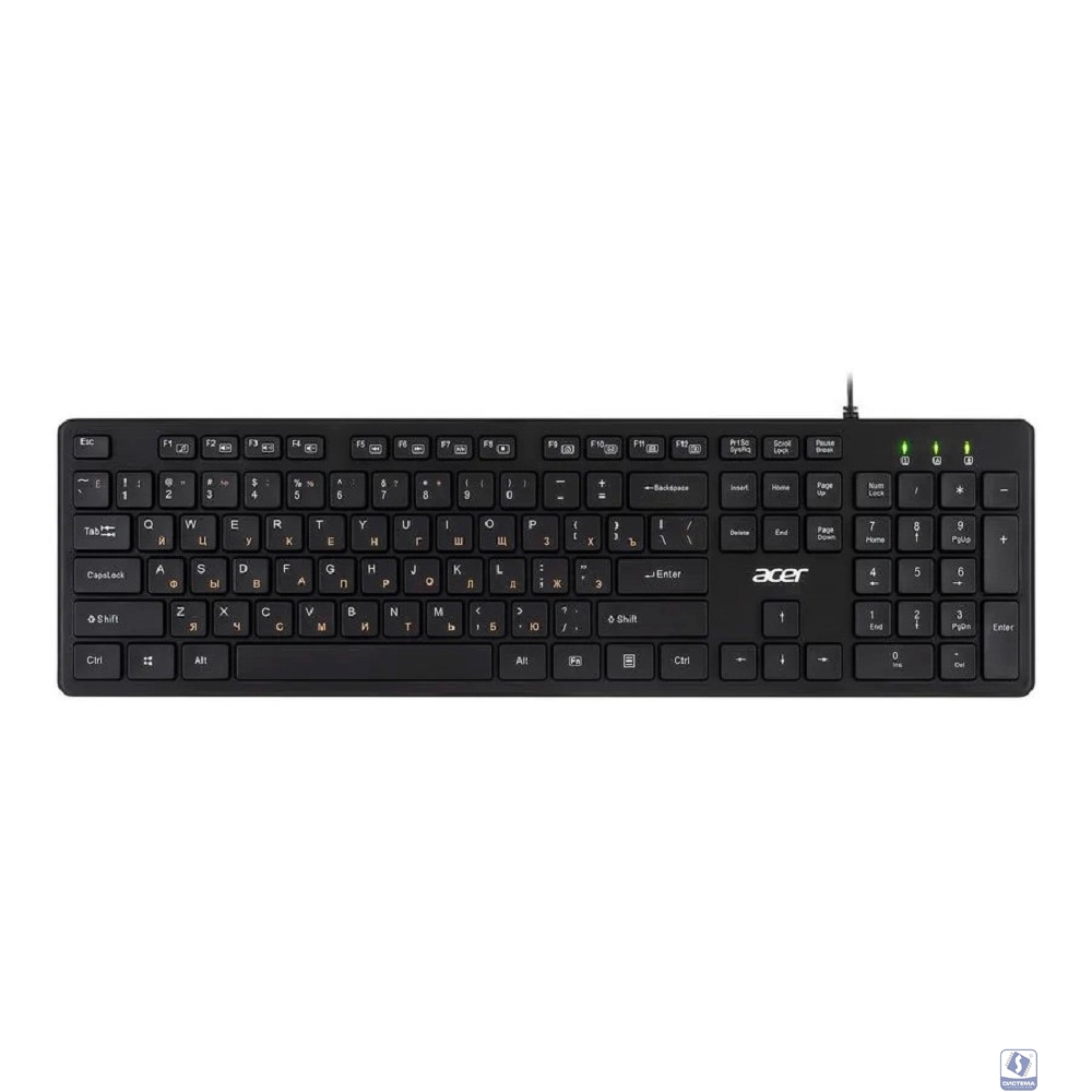 Acer OKW122 [ZL.KBDEE.00C] черный USB