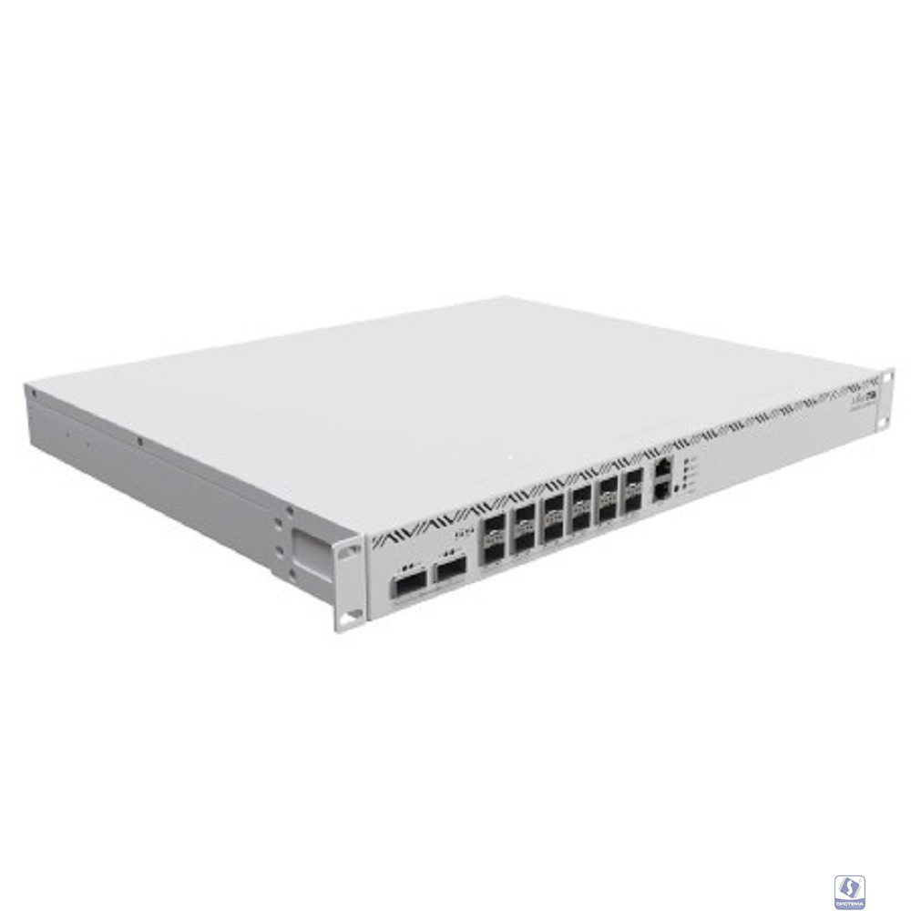 MikroTik CCR2216-1G-12XS-2XQ Маршрутизатор 1*RJ45 1Гбит, 12*SFP28 25Гбит, 2QSFP28 100Гбит, 16ГБ RAM, 2*m.2 Sata
