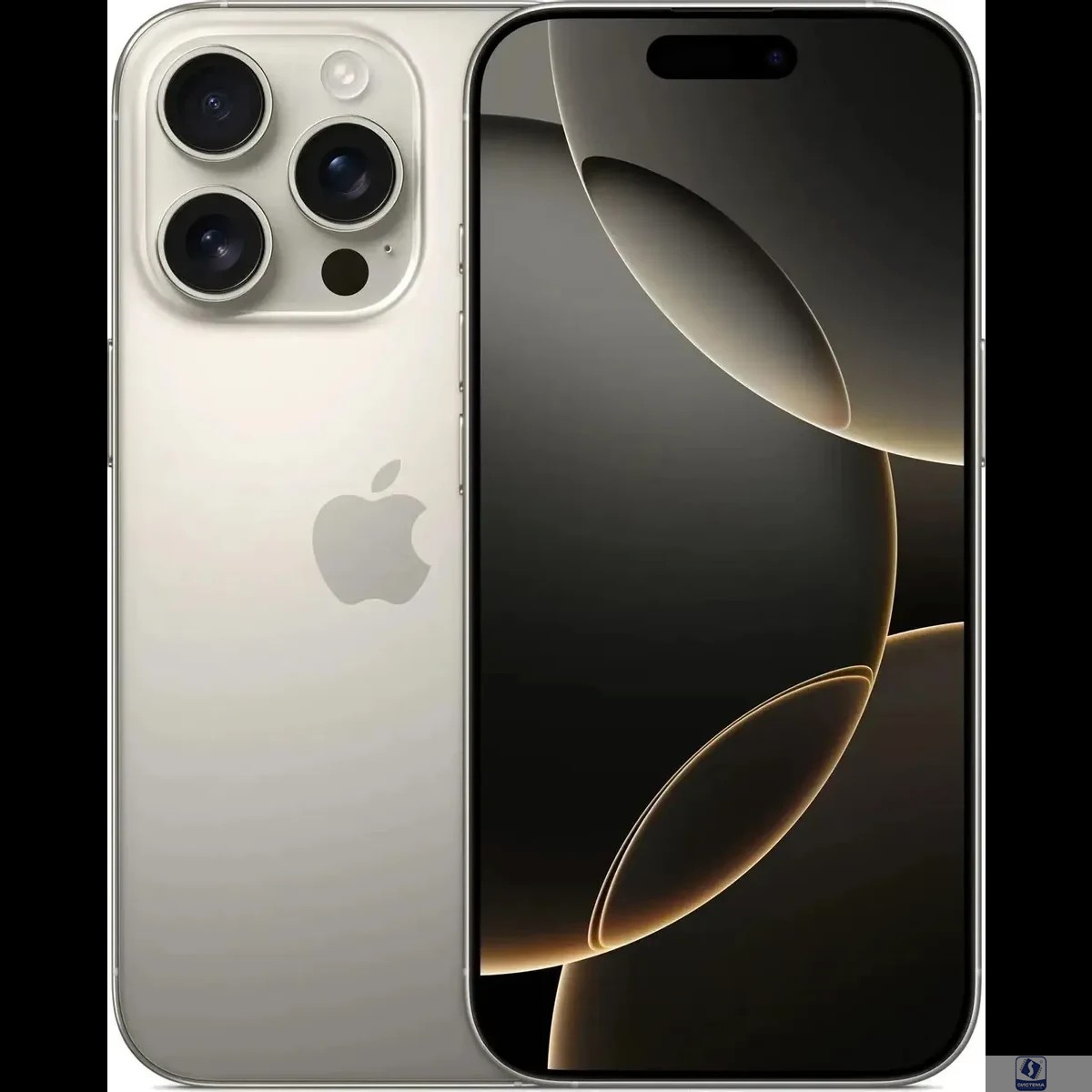 Apple A3294 iPhone 16 Pro 128Gb титан моноблок 3G 4G 2Sim 6.3" 1206x2622 iOS 18 48Mpix 802.11 a/b/g/n/ac/ax/be NFC GPS Protect