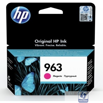HP 3JA24AE Картридж струйный  963 пурпурный (700стр.) 