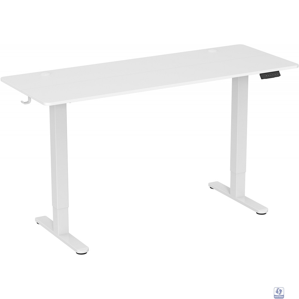 Стол компьютерный Cactus CS-EDL-WWT, ДСП, белый