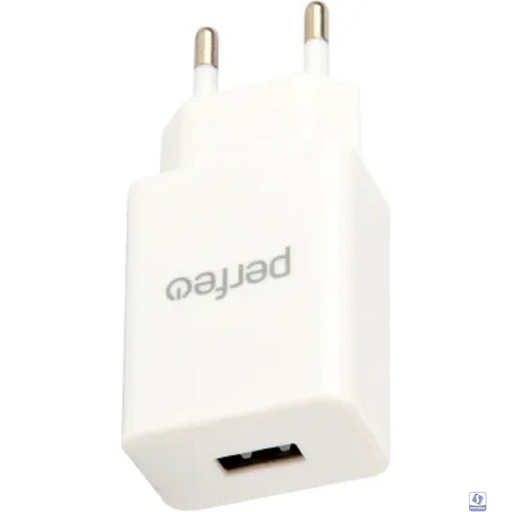 PERFEO Сетевое зарядное устройство с разъемом USB, 1А, белый (I4656)