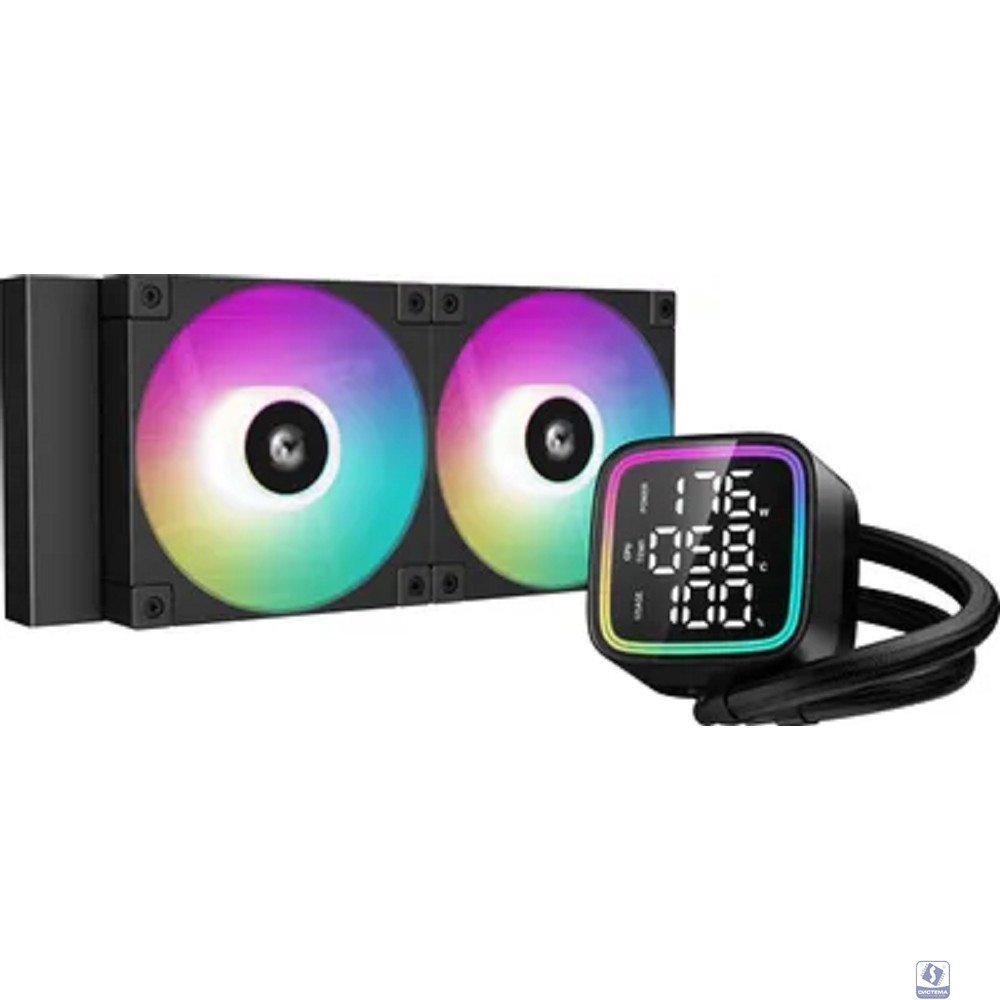 Кулер с водяным охлаждением Deepcool LD240 черный (R-LD240-BKMSN-G-1)