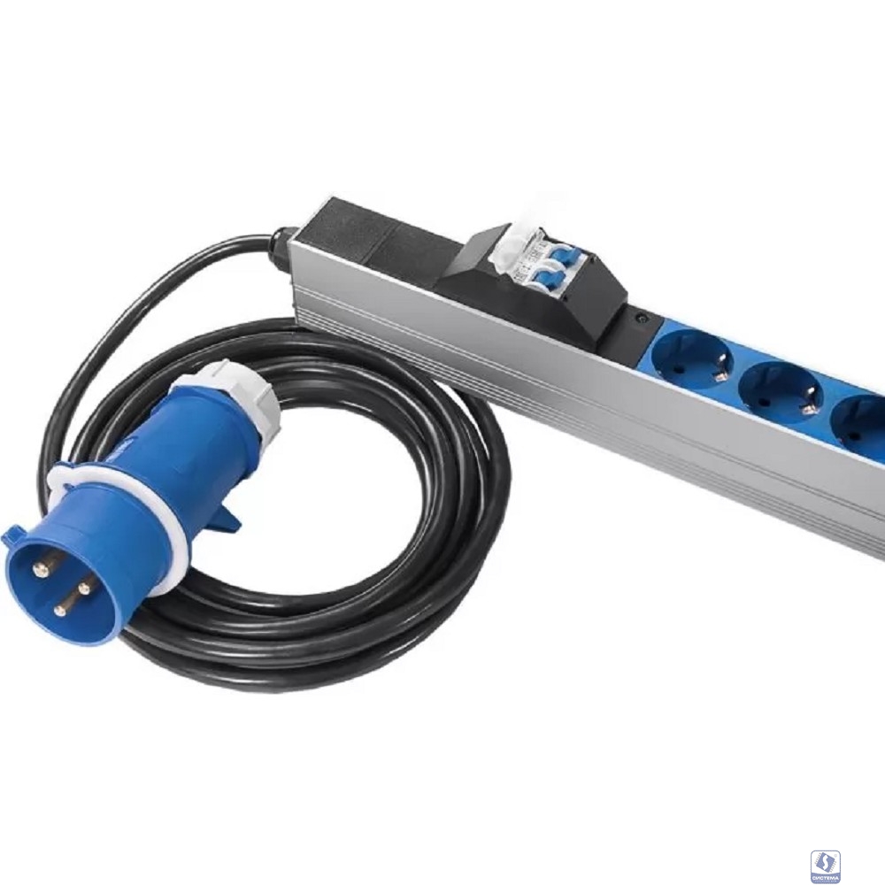 REM Верт блок розеток Rem-2MC,LINUX,мониторинг,измерение,1~32А,авт,24S,1820мм,вх IEC309,шнур 3м