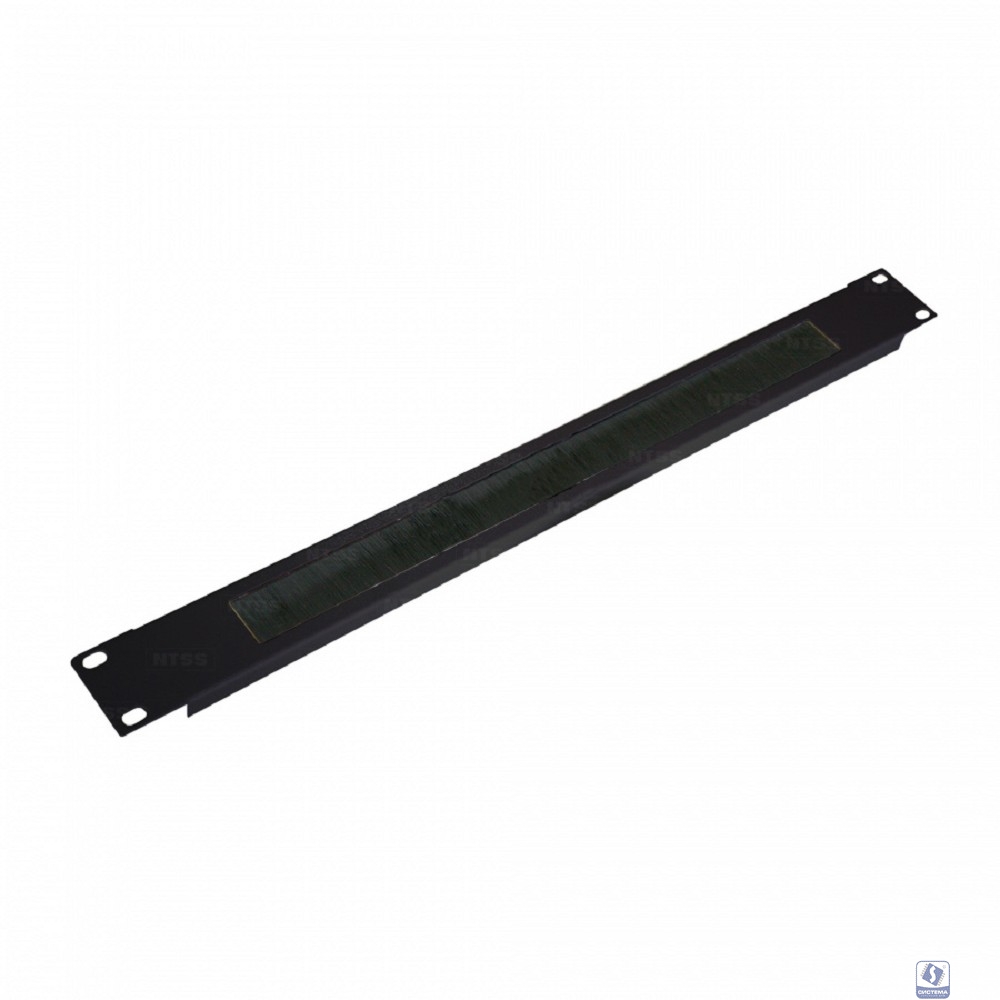 NTSS Огранизатор щеточный NTSS, крепление 19 1U, черный RAL 9005 NTSS-BO-1U-BL