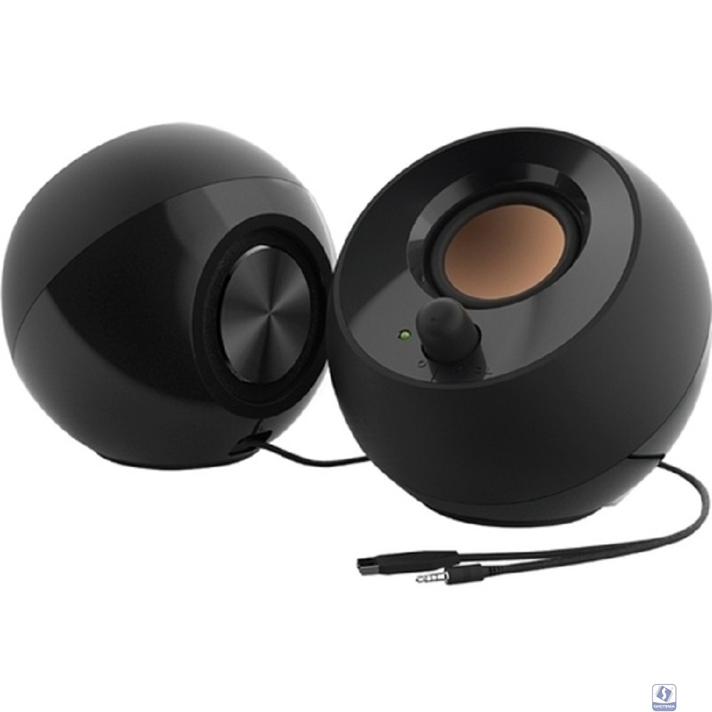 Creative PEBBLE MF1680 2.0 черный 4.4Вт