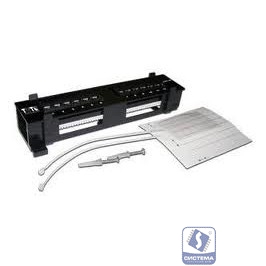 Патч-панель TWT настенная горизонтальная, 12 портов, UTP, 5E