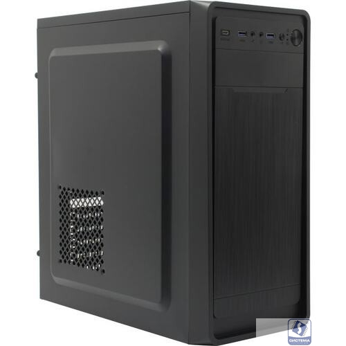Exegate EX287375RUS Корпус Miditower ExeGate XP-332UC-XP500 (ATX, XP500 с вент. 12см, 2*USB3.0+1*TypeC, аудио, черный)