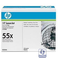 HP CE255X Картридж ,Black