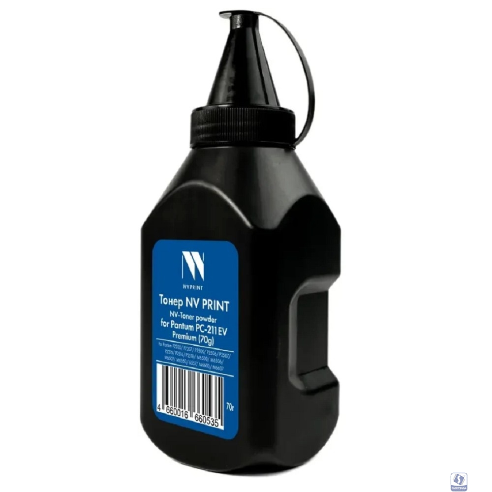 Тонер NVP для Pantum PC-211EV Premium (70г) для Pantum P2200, P2207, P2500, P2506, P2507, P2216, P2516, P2518, M6500, M6506, M6507, M6550, 6557, M6600, M6607 совместимый