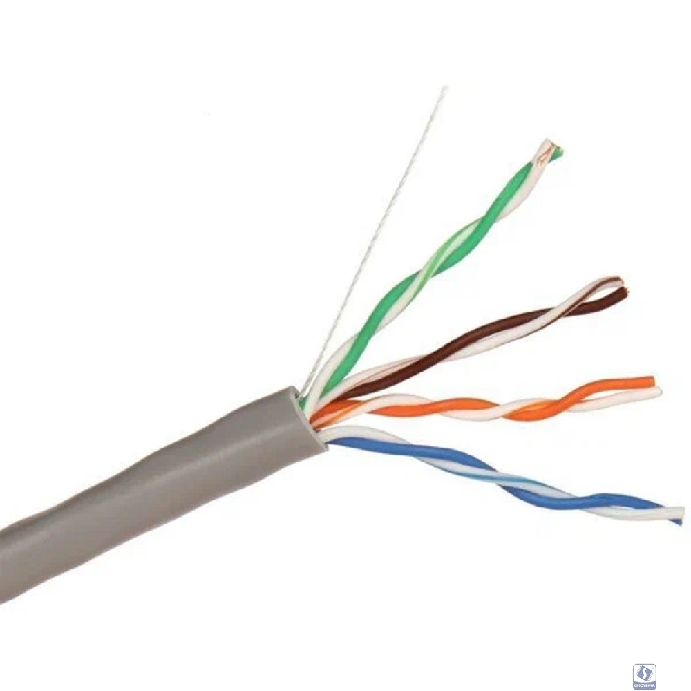 Exegate EX281809RUS Кабель ExeGate SFTP4-C5e-CU-S24-IN-PVC-GY-305 SFTP 4 пары кат.5e Exegate медь, 24AWG, экран, бухта 305м, серый, PVC