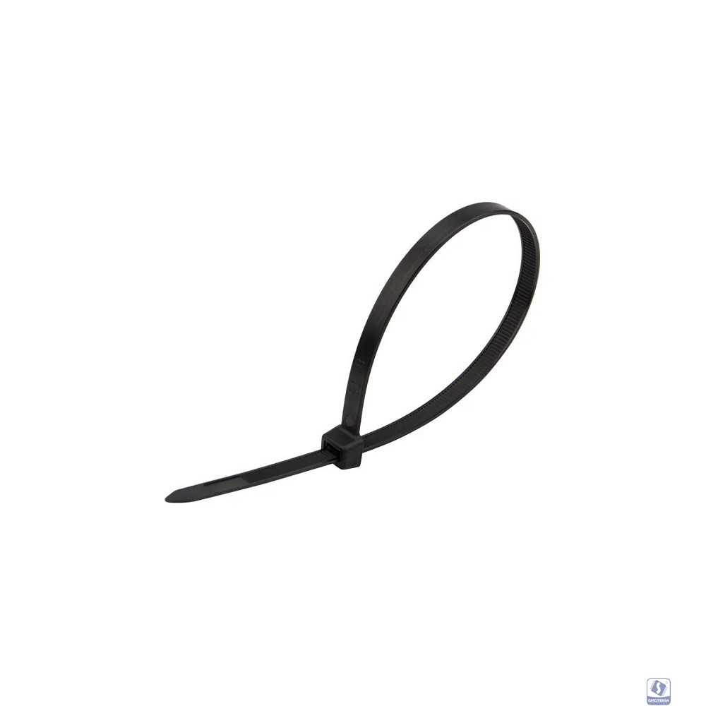 Rexant (07-0303) Стяжка кабельная нейлоновая 300x7,6мм, черная (100 шт/уп)